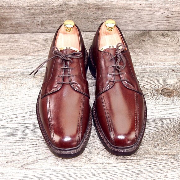 * NIB * $395 Allen Edmonds HILLCREST Derby 8 D Brown * add $15 new Cedar Trees main image 10